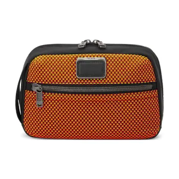 TUMI Bulletproof Nylon Storage Bag Unisex Red & Lime