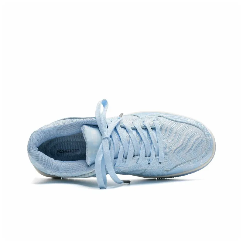 KAAVER OTTO Anti Slip And Wear Resistant Lightweight Balance Low Top Skateboard Shoes Unisex Sapphire Blue-3