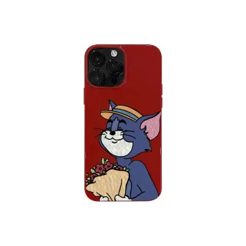 XIANGRIKE TPU Material Tom Cat Phone Case Compatible With IPhone 15/14 Plus/13/12/11/15 Pro Max/XS/XR/XS Max/8 Plus
