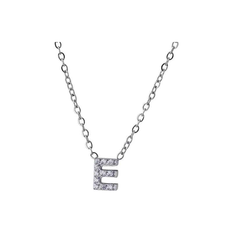 ANARTXY Zircon Surgical Steel Stainless Steel Gold Silver Necklaces Women's Gold/Silver-30