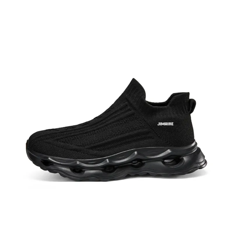 King Jinmai Anti Slip And Wear Resistant Lightweight Mid Top Casual Shoes Unisex-4