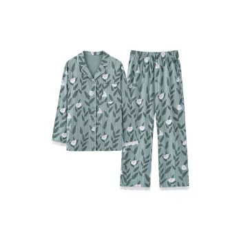 WANANNI Pajama Set Women's Green
