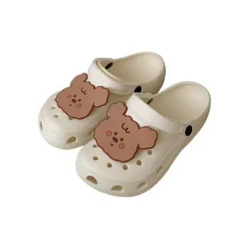 Thin Strips Slippers Unisex, Cream White