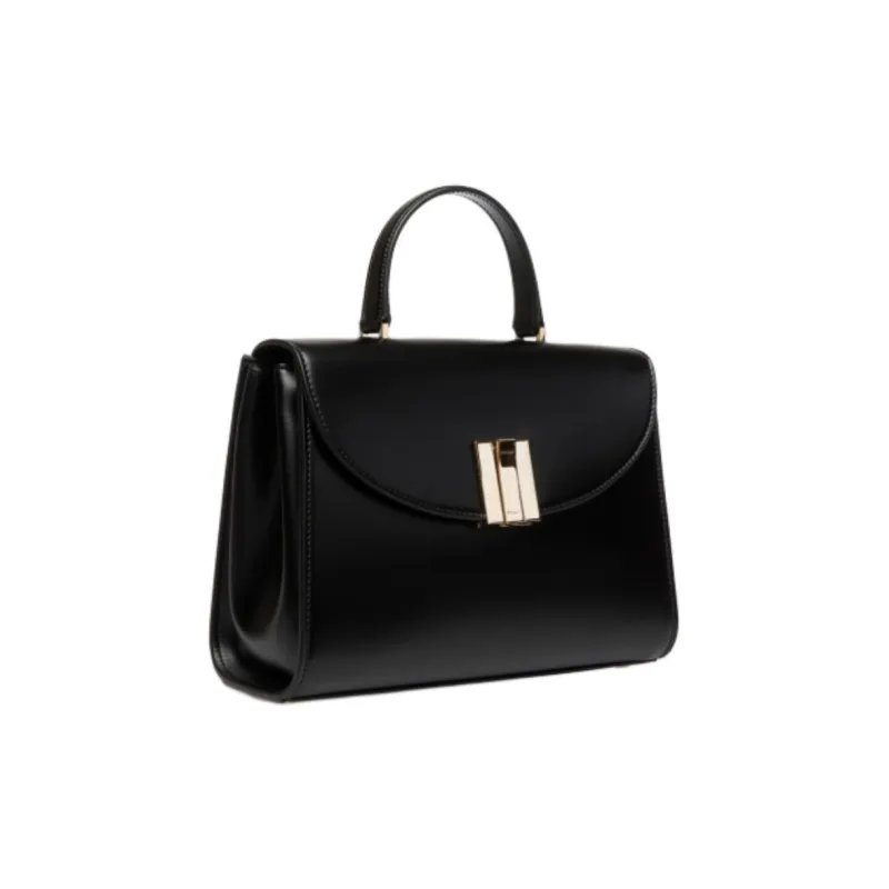 BALLY Cow Leather Shoulder Bag, Crossbody Bag, Handbag Medium Size Women's Black-1