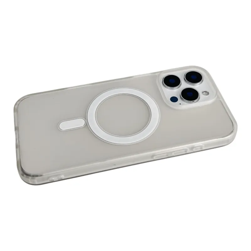Wei Xin TPU Material Matte Magnetic Tricolor Phone Cases Compatible With IPhone 16/15 Pro Max/Apple 13/14 Pro/Max-7