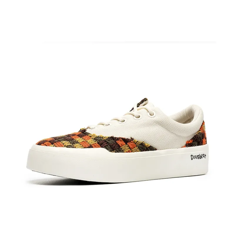 Budding Bear Anti Slip Wear Resistant Low Top Canvas Shoes Unisex Box-41