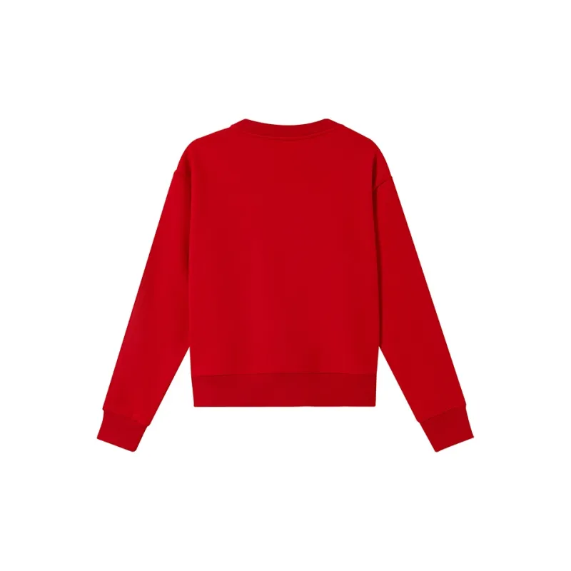 Oudifu Sweatshirts Women's Red-1