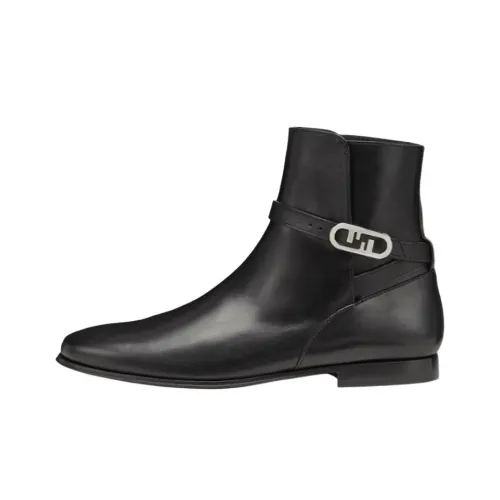 FENDI Auroch Ankle Boots Men's Black