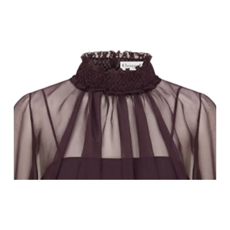 DIOR Quarterly New Products Shirts Women's Purple-3