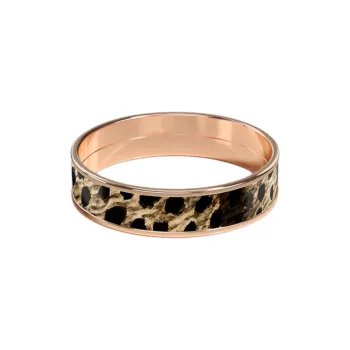 HERMES Rose Gold-Plated Enamel Rings Women's Gold