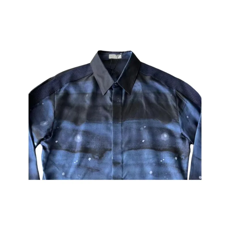 DIOR SS23 Shirt Men's Dark Blue-1