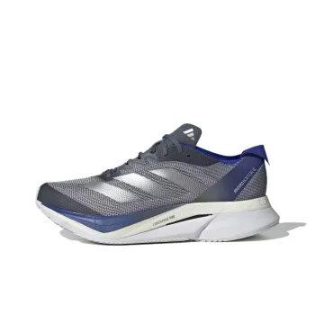 Adidas Adizero Boston 12 Onix Matte Silver Lucid Blue