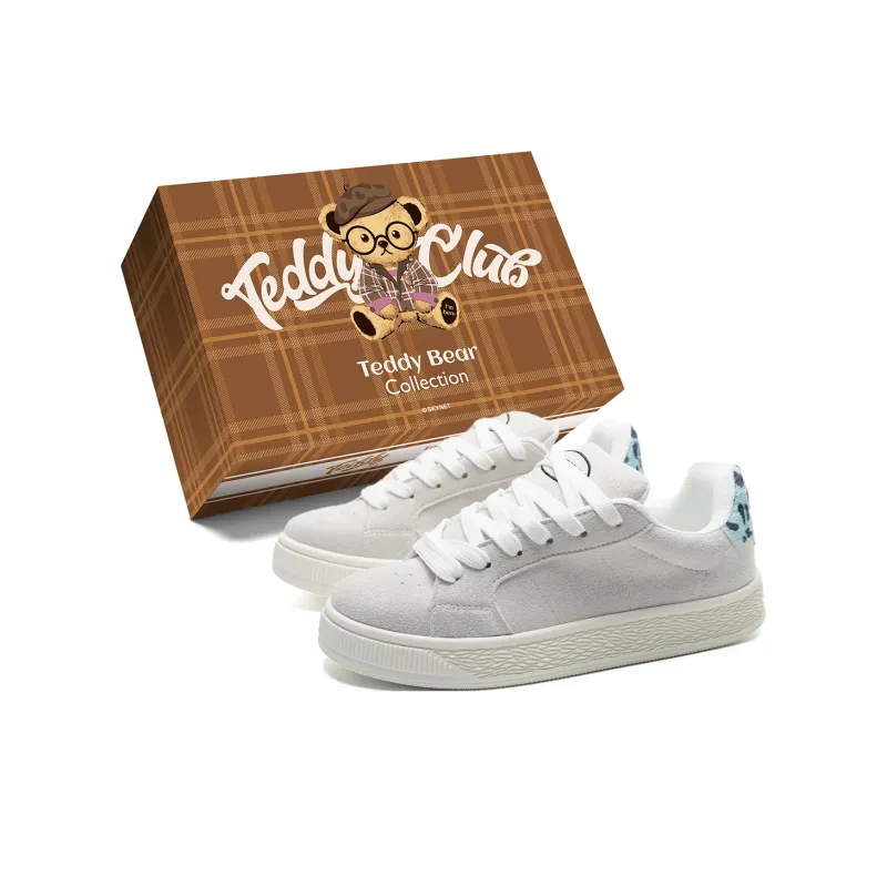 Teddy Bear Collection Coverage Slip Resistant, Abrasion Resistant, Lightweight Low Top Skateboard Shoes Women's-7