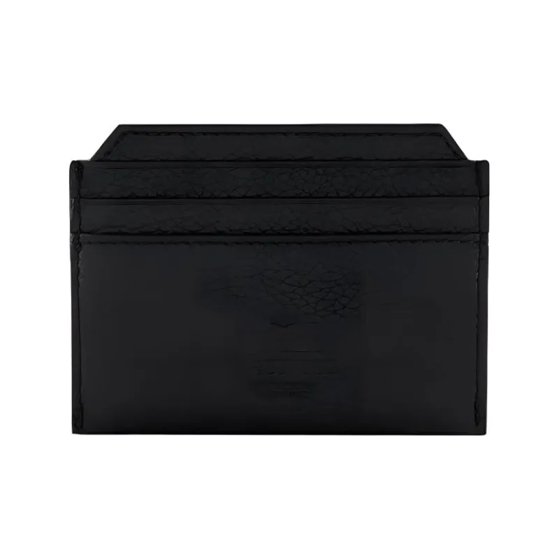 Vivienne Westwood Grain Cow Leather Wallets Card Holders Men's Black-2