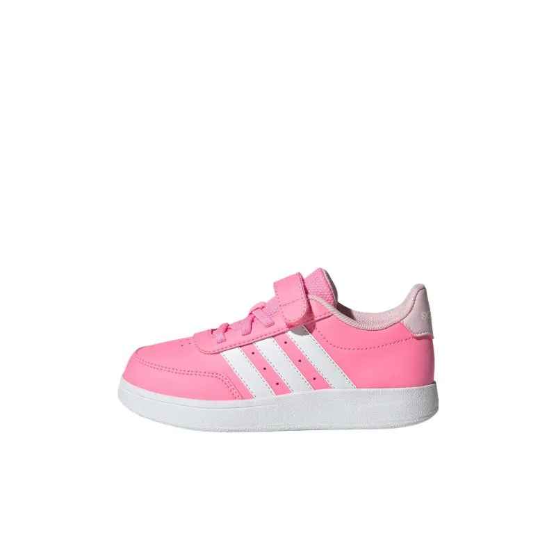 Adidas BREAKNET 2.0 Low-Top Kids' Skateboarding Shoes Pink/White/Clear Pink Kids'-0