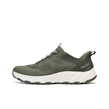 Skechers OUTDOOR MENS Wear Resistant Low Top Outdoor Shoes Men's Olive Green