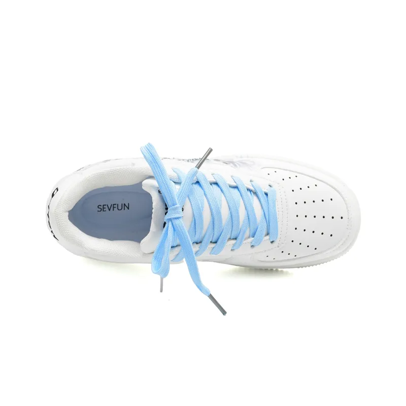 7 SEVFUN Low Top Casual Shoes Unisex Goku White-6