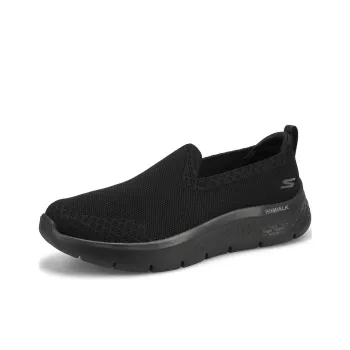 Skechers Go Walk Fle Cushioning Slip Resistant Low Top Casual Shoes Women's Black