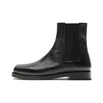 ZARA Short Chelsea Boots Men's Black