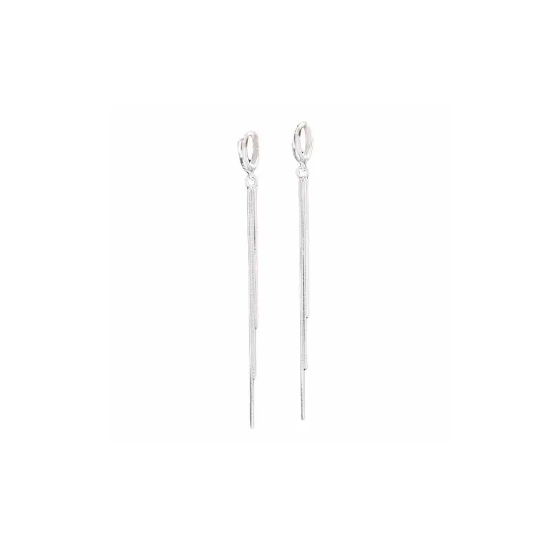 U state Sterling Silver 990 Earrings Women's-0