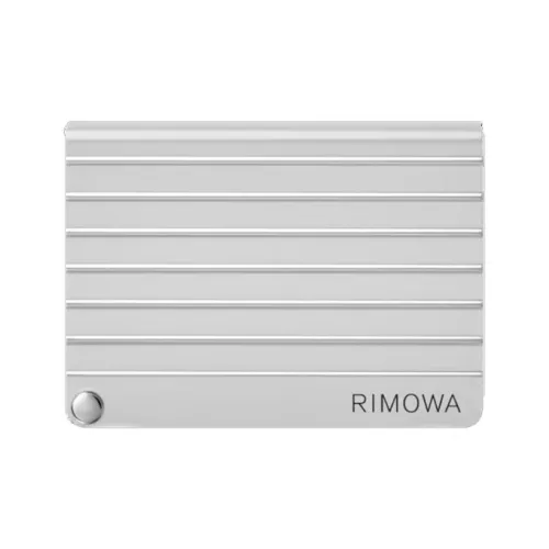 RIMOWA Aluminum Magnesium Alloy Card Holder Unisex Silver