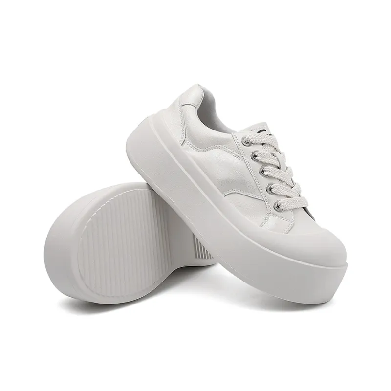 BURGELY Height Increasing Anti-Slip And Wear-Resistant Low-Top Skateboard Shoes Women's-9