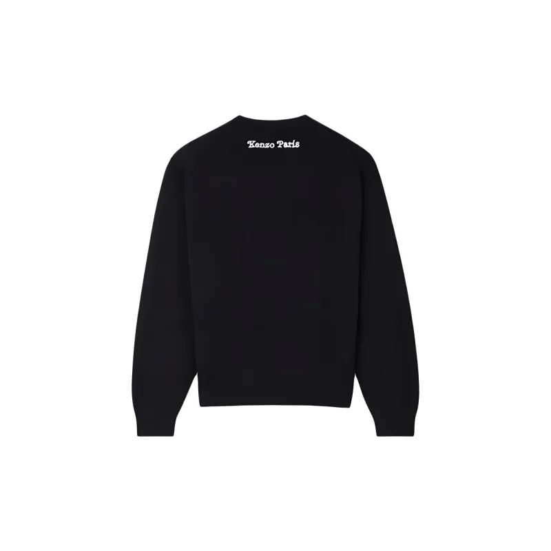 KENZO Tiger Embroidered Crewneck Jumper-1