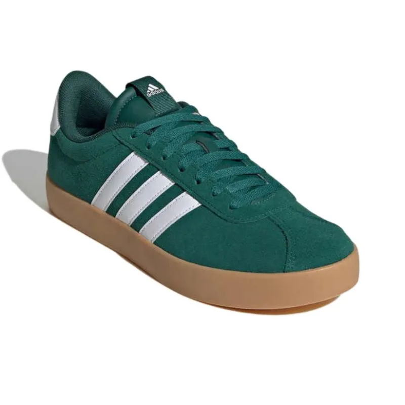 Adidas VL COURT 3.0 Anti Slip Wear Resistant Low Top Skateboard Shoes Unisex Green White-2
