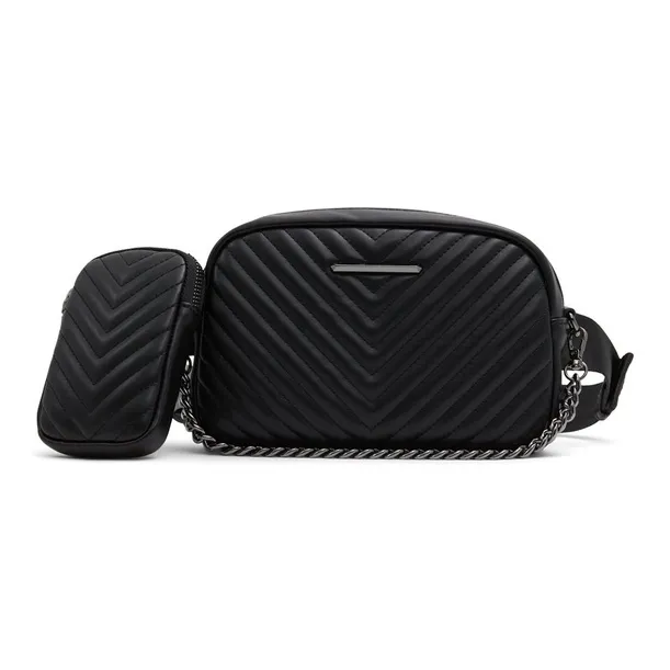 ALDO Artificial Leather Fanny Pack Small Size Women's White/Black-3
