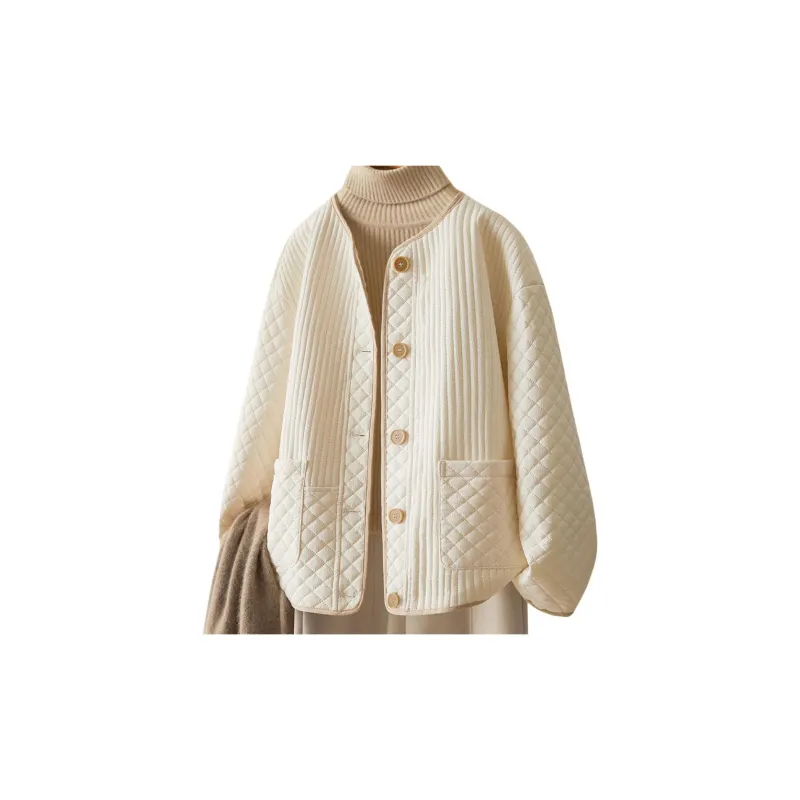 IHIMI Puffer Jacket Women's Beige-1