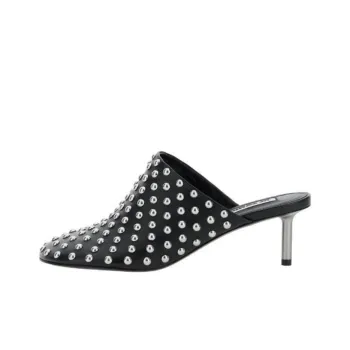JIL SANDER Closed Toe Slippers 4.5cm Women's Black