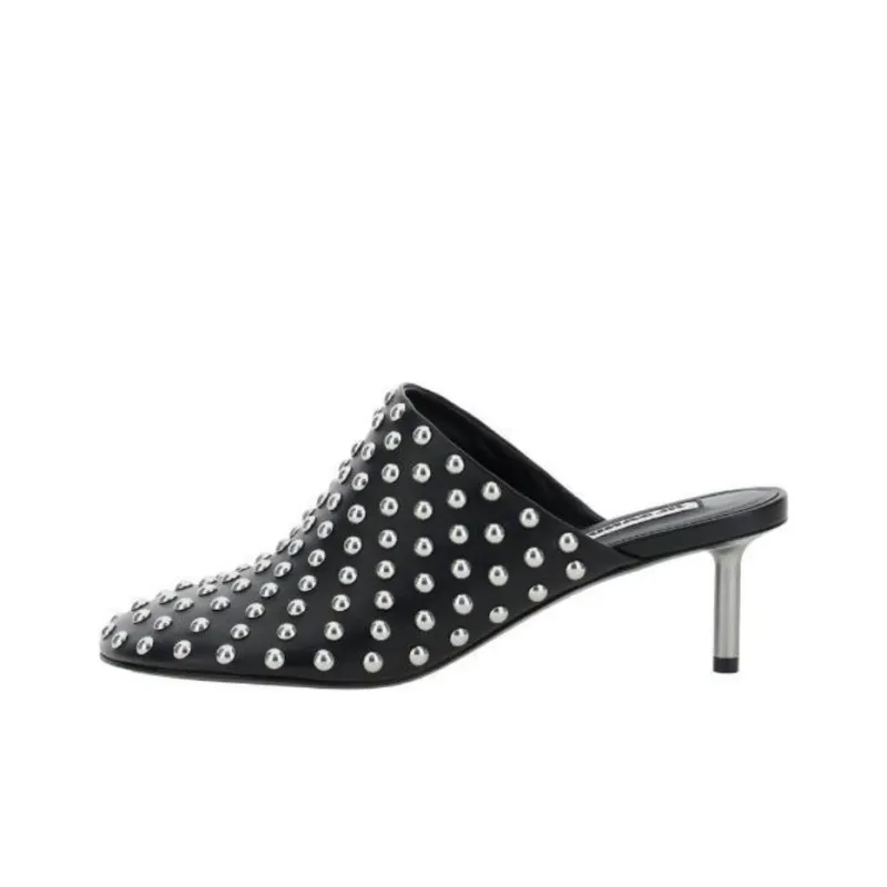 JIL SANDER Closed Toe Slippers 4.5cm Women's Black-0