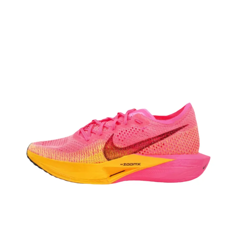 Nike ZoomX Vaporfly Next% 3 Abrasion Resistant Breathable Low Top Running Shoes Women's Pink-0