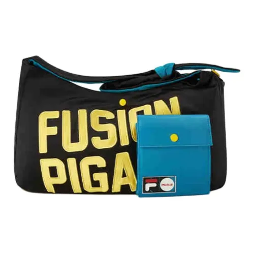 FILA FUSION Fabric Shoulder Bag XS Unisex Black