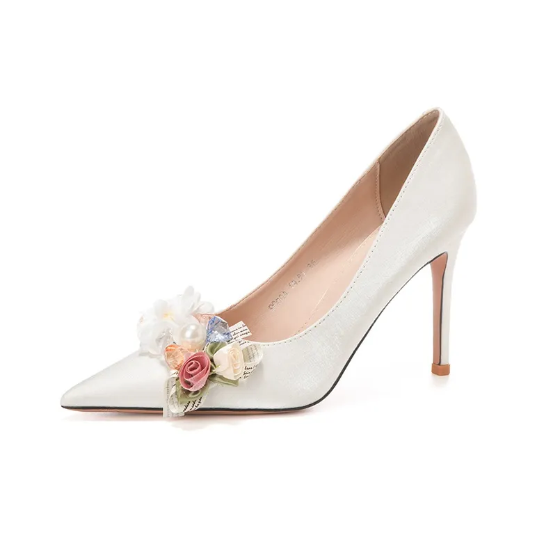 QITUMAUL Slim Heel High Heels Women's-17