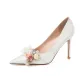 White[Heel Height 9.5cm]