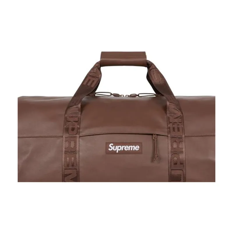 Supreme Cow Leather Travel Bag Unisex-4
