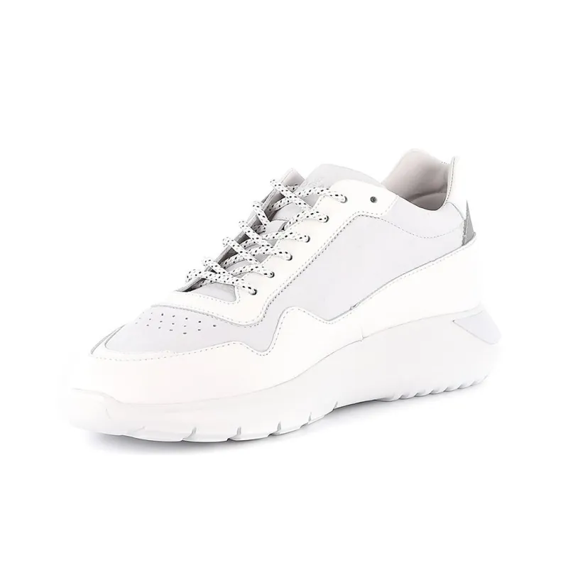HOGAN Interactive³ Low Top Casual Shoes 4cm Men's Gray White-3