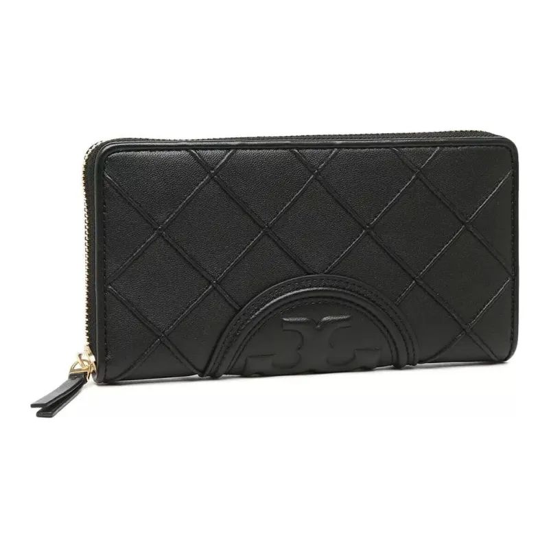 TORY BURCH Fleming Nappa Leather Wallet Women's Black-3