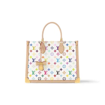 LOUIS VUITTON X Takashi Murakami OnTheGo Mm White Multicolored