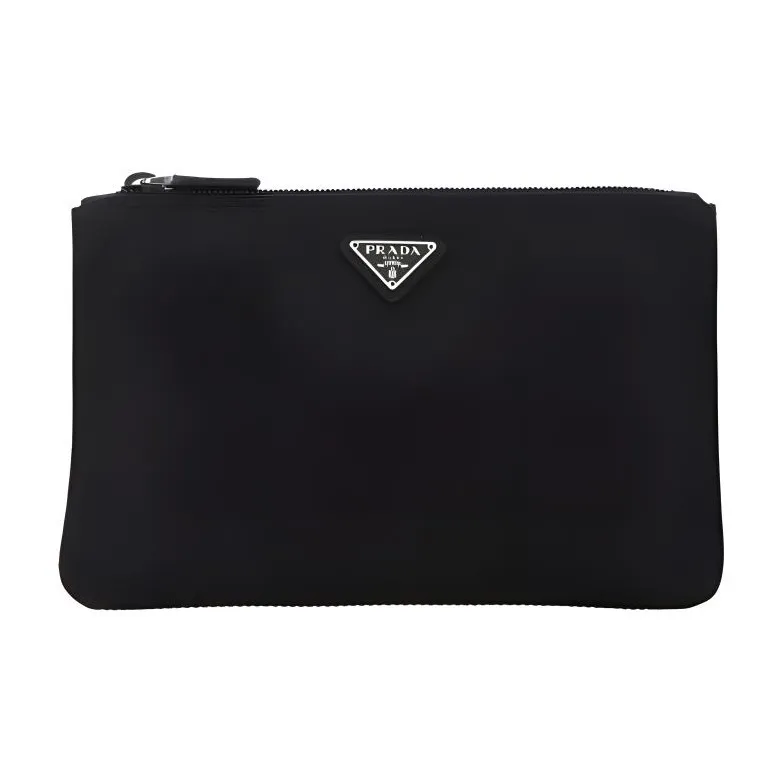 PRADA Nylon Makeup Bags Clutches Women's Black-0