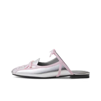 CHARLES&KEITH Composite Sole Slip Resistant Closed Toe Slippers 1.8cm Women's