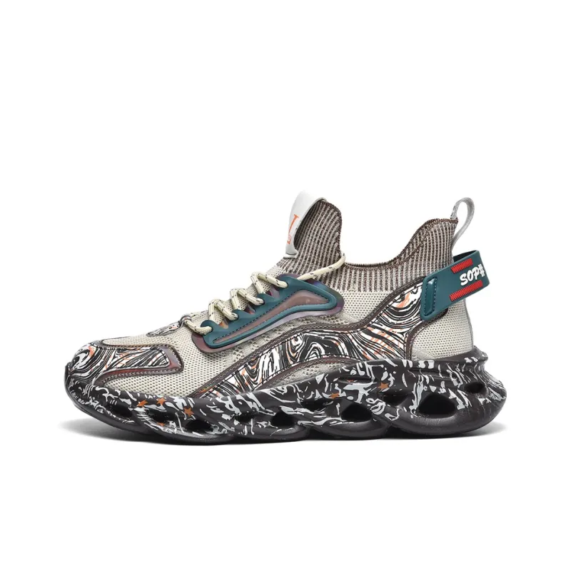 CAMOSI Cushioned Slip Resistant Abrasion Resistant High Top Casual Shoes Men's-5