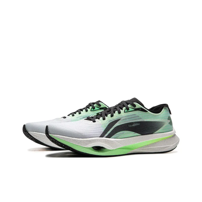 LINING Trend Pro Running Shoes Unisex Low Top White Green-2