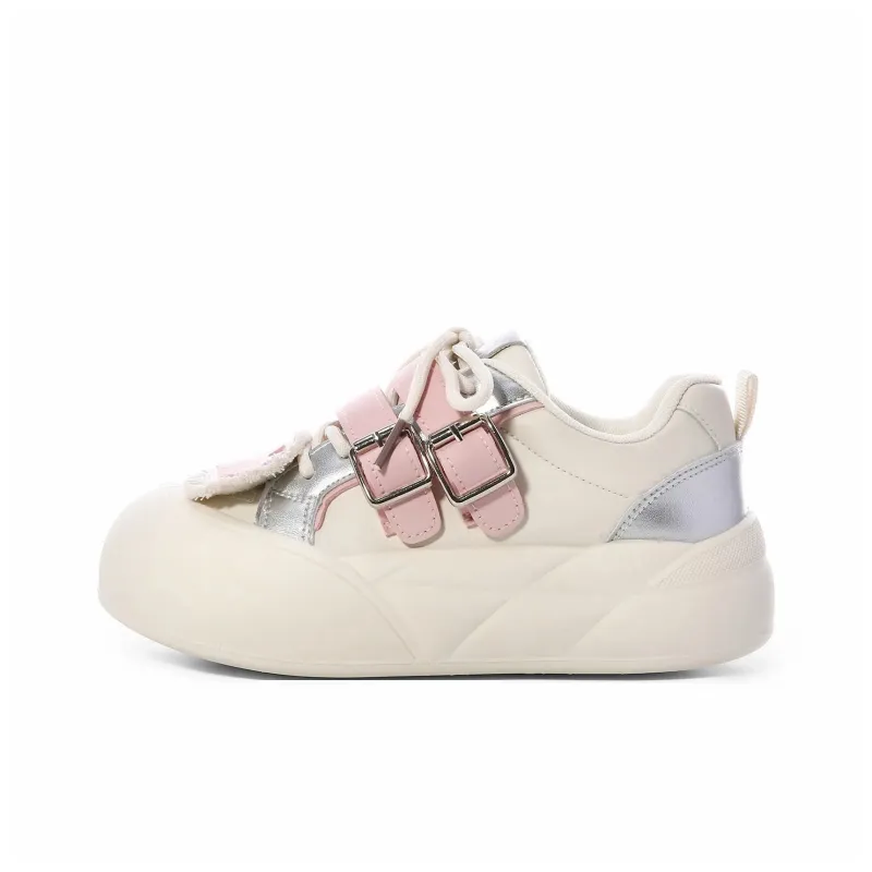 OAOQ Thermal, Abrasion Resistant, Lightweight, And Breathable Low Top Skateboard Shoes Women's-1