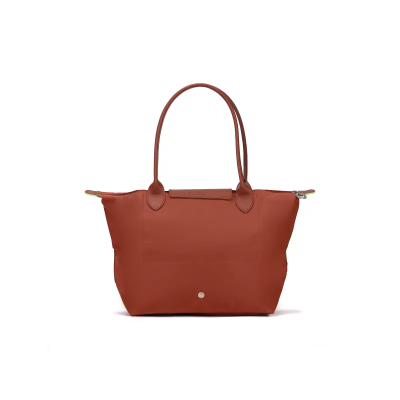 LONGCHAMP Recycled Polyamide Canvas Handbag Shoulder Bag Women's Chestnut-5