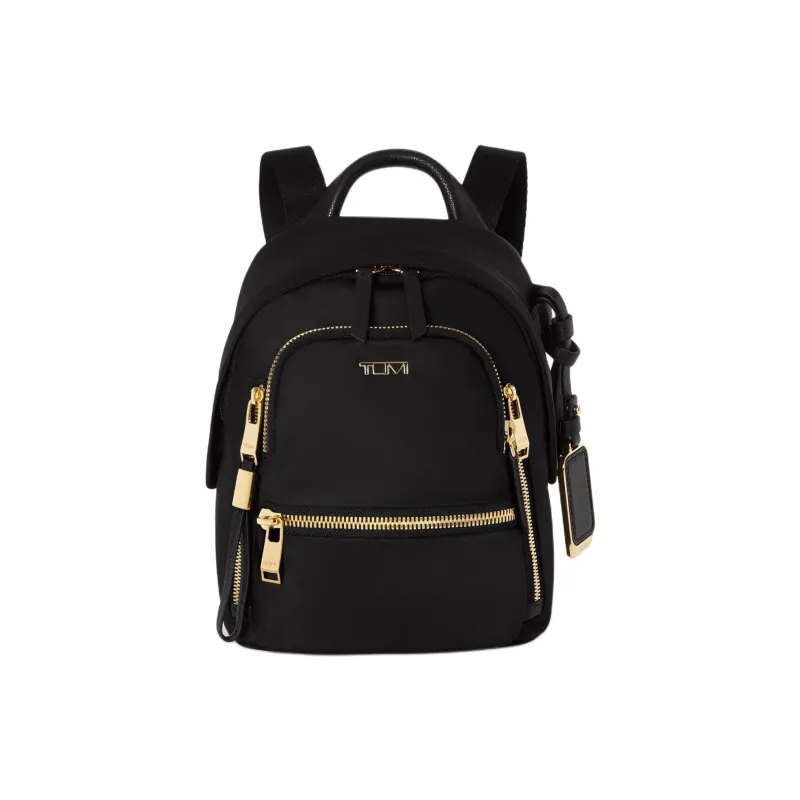 TUMI Nylon Backpack Mini Women's Black Gold-0