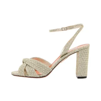 AQUAZZURA Strap Sandals 8.5cm Women's Gold