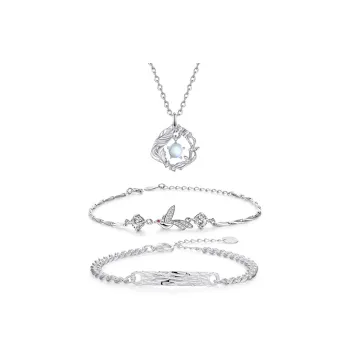MULAFEN 999 Fine Silver Necklaces Women's