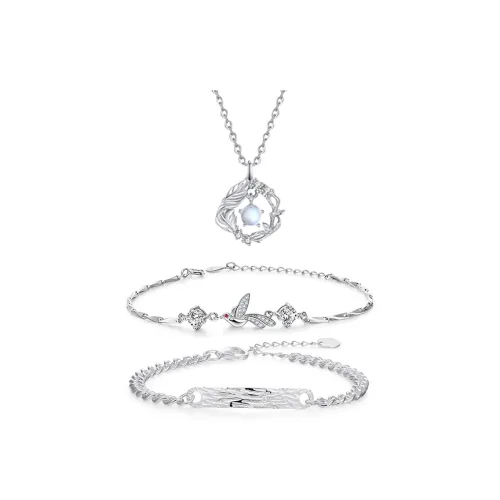 MULAFEN 999 Fine Silver Necklaces Women's